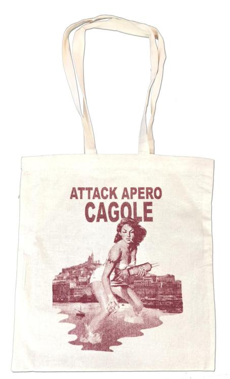 TOTE BAG ATTACK APERO CAGOLE