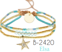 BRACELET BLUE IBIZA - ELSA